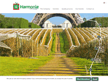 Tablet Screenshot of harmonie-fruit.com